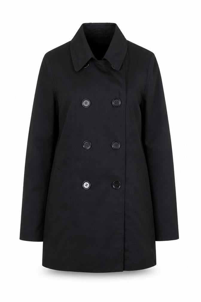 Womens UK Size XS Only Black Pea Coat