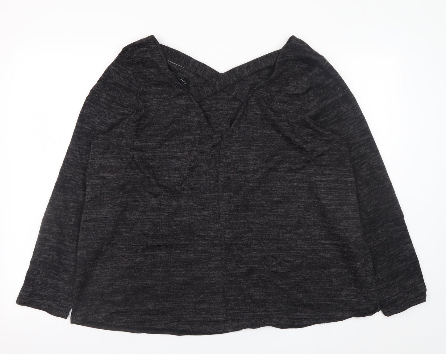 Womens UK Size 20 Dorothy Perkins Black Basic Blouse