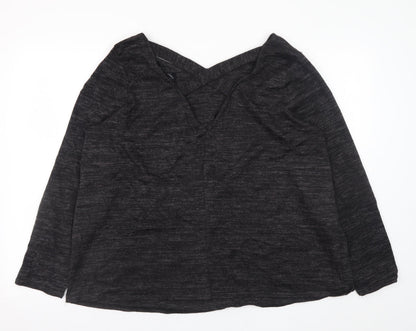 Womens UK Size 20 Dorothy Perkins Black Basic Blouse