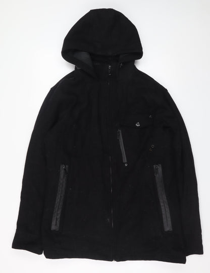 Mens UK Size L Brave Soul Black Soft Shell