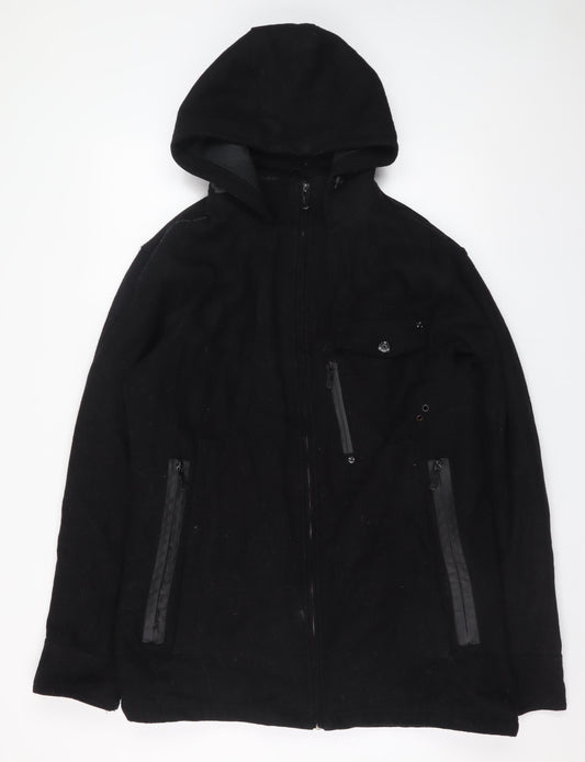 Mens UK Size L Brave Soul Black Soft Shell