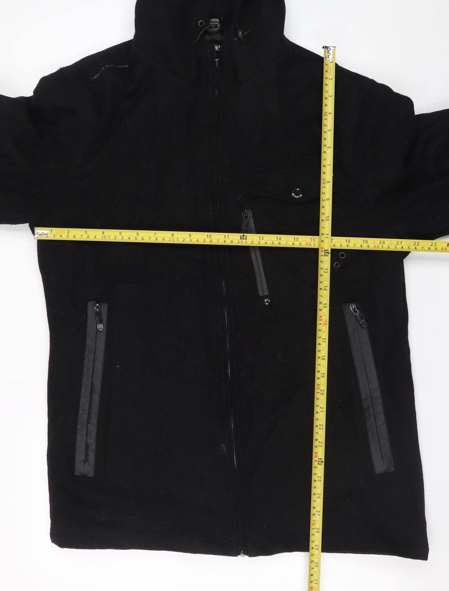 Mens UK Size L Brave Soul Black Soft Shell