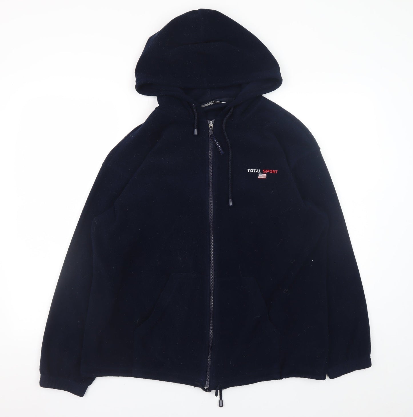 Womens UK Size 14-16 St. Bernard Blue Full Zip Hoodie