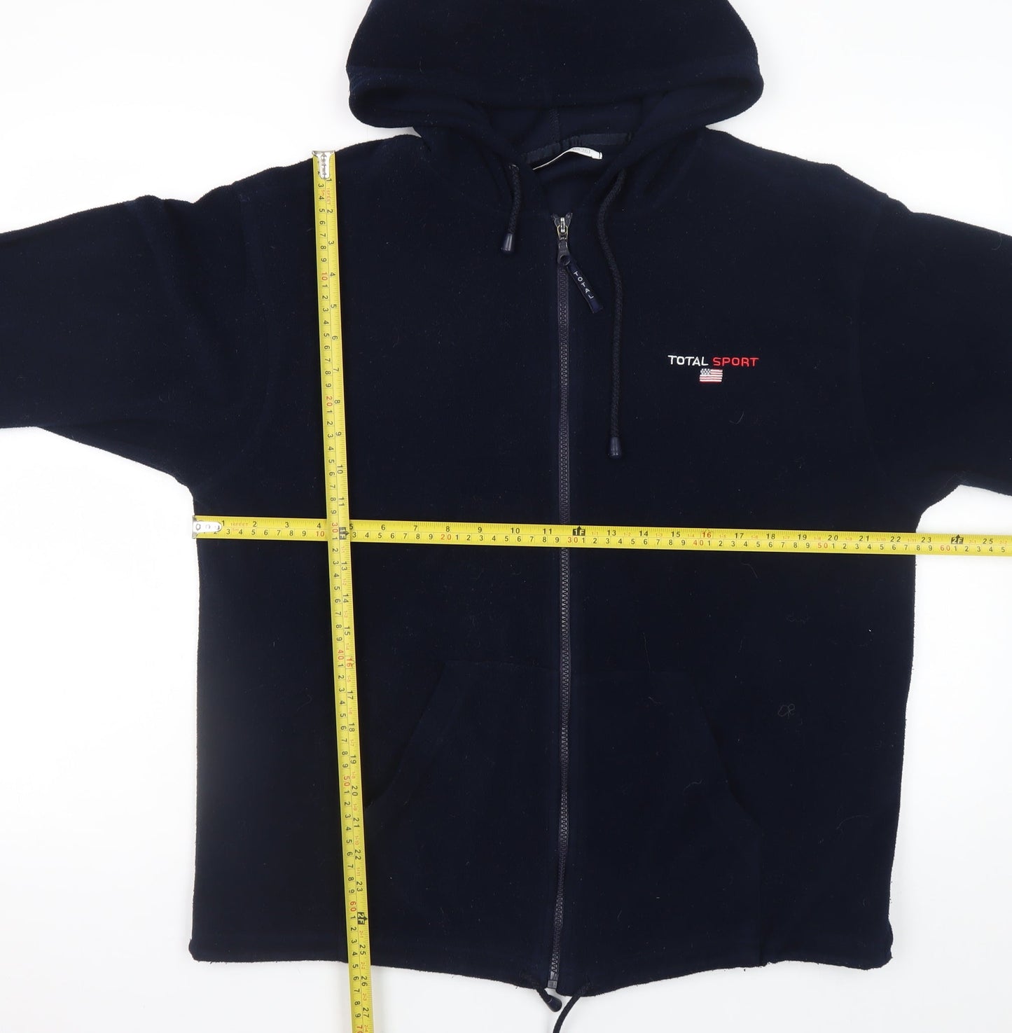 Womens UK Size 14-16 St. Bernard Blue Full Zip Hoodie