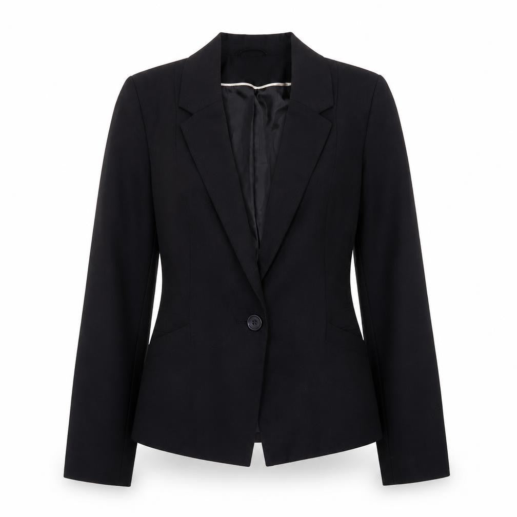 Oasis Womens Black Blazer Jacket Size 12 Formal Workwear