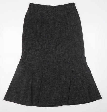 Womens UK Size 12 Viyella Trumpet Tweed Skirt