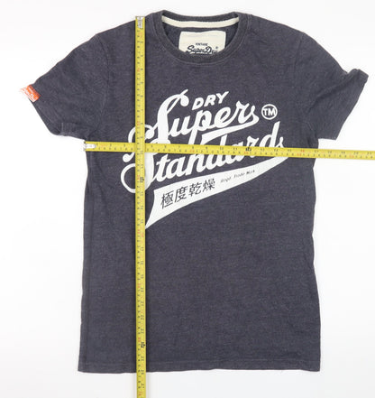 Mens UK Size S Superdry Blue  T-Shirt