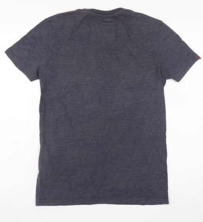 Mens UK Size S Superdry Blue  T-Shirt