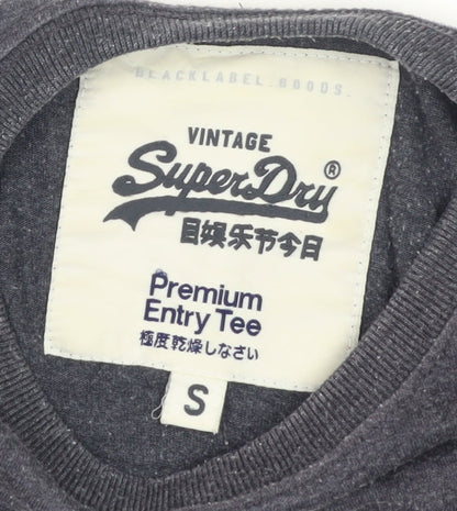 Mens UK Size S Superdry Blue  T-Shirt