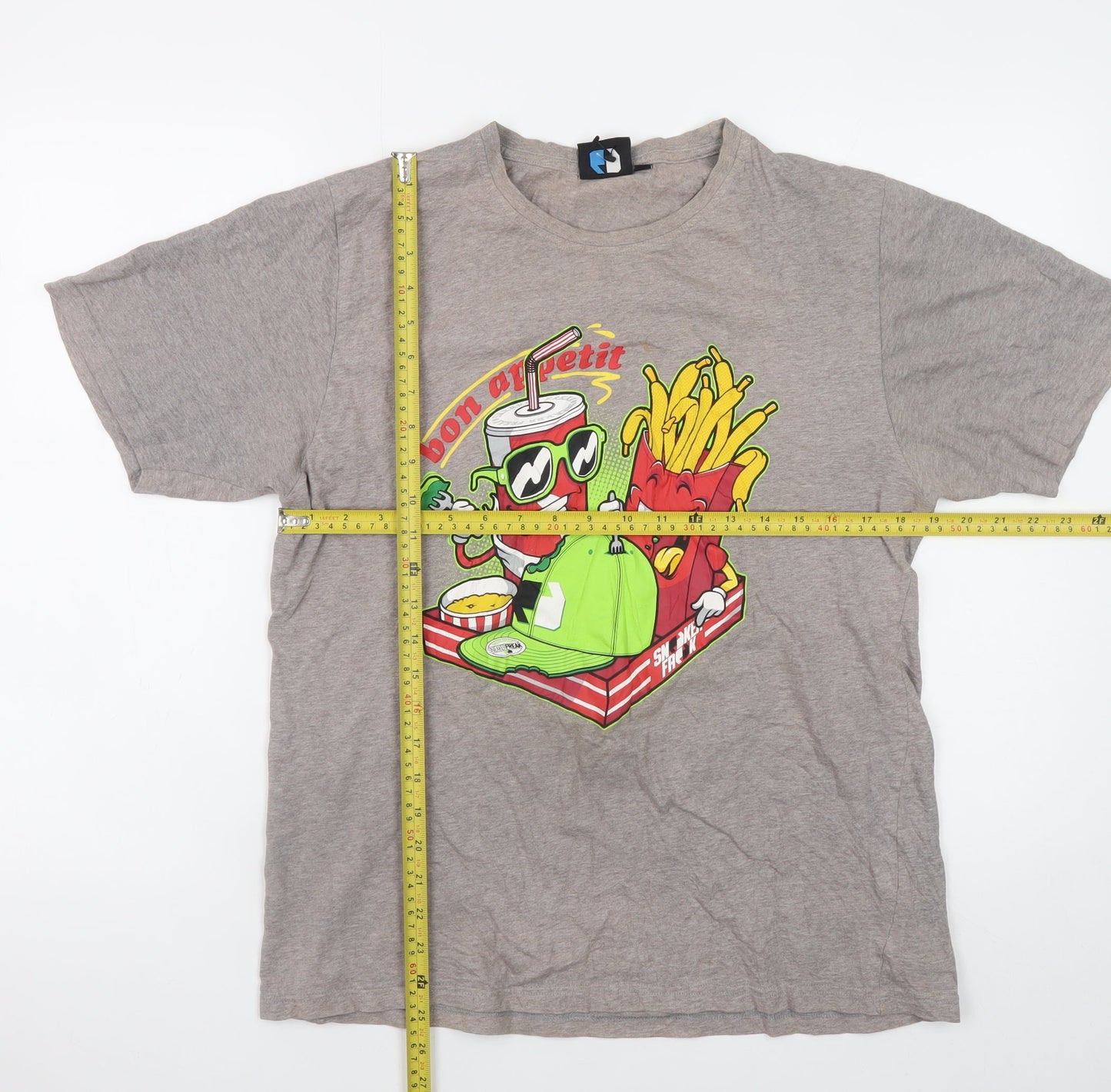 Mens UK Size M Sneaker Freak Grey  T-Shirt