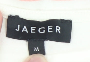 Womens UK Size M Jaeger Pink Basic T-Shirt