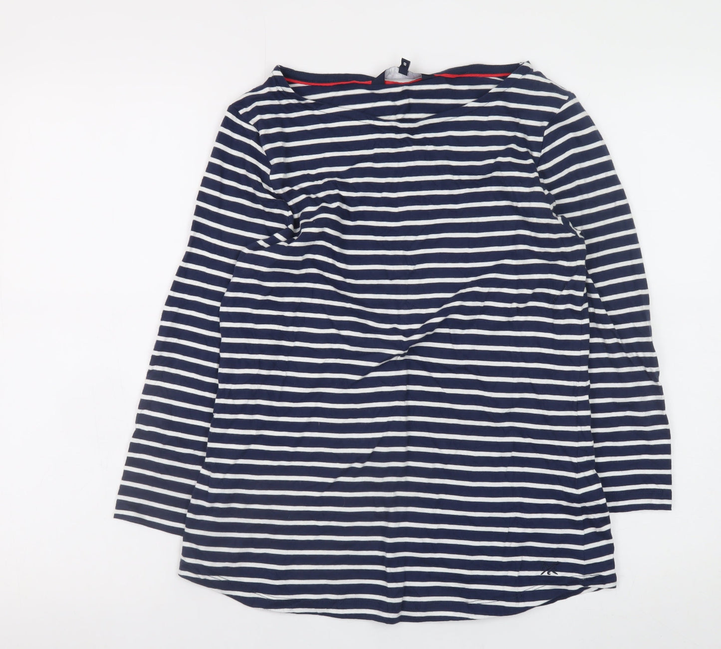 Womens UK Size 10 Crew Clothing Company Blue Basic T-Shirt