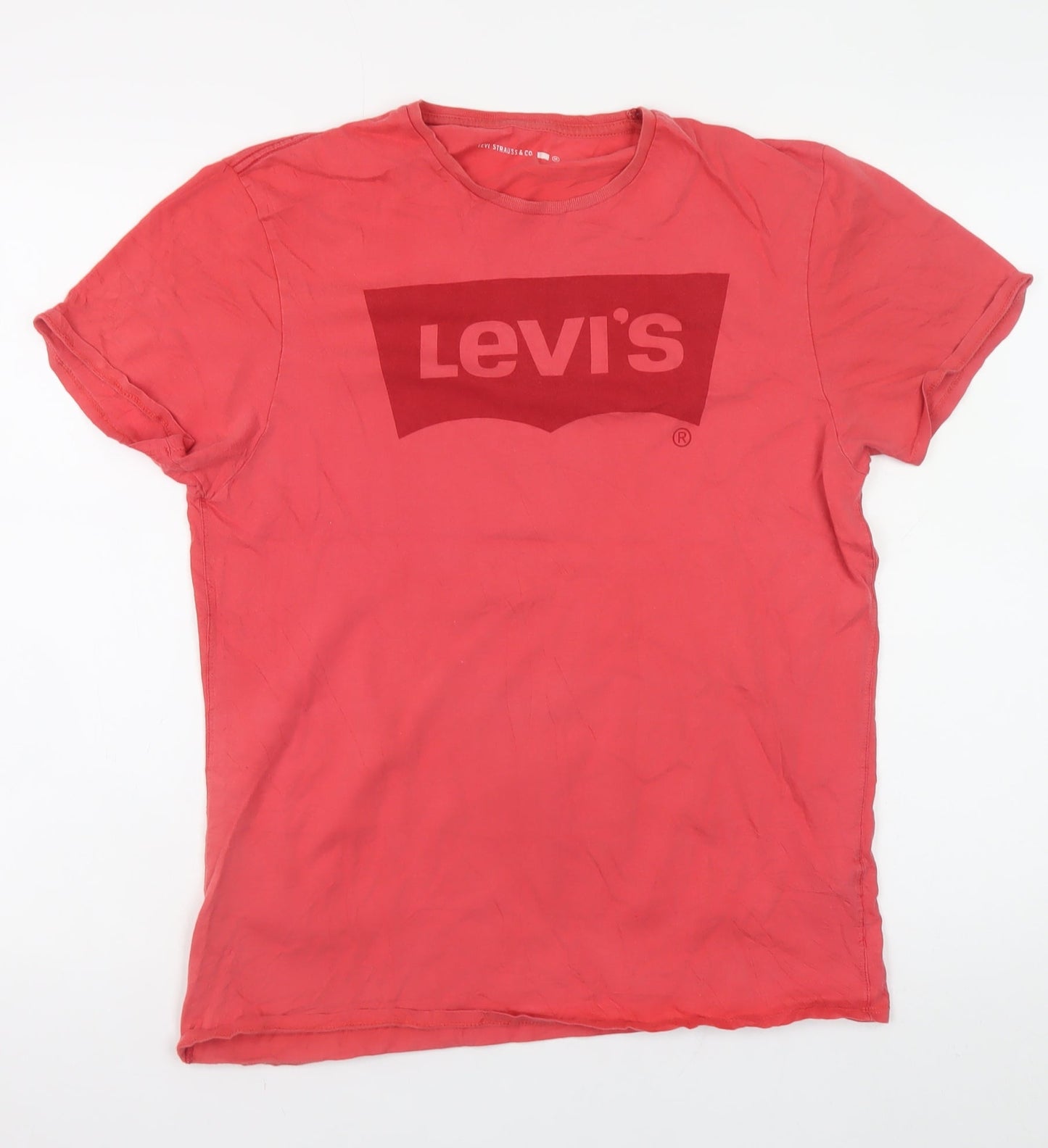 Mens UK Size M Levi's Red  T-Shirt