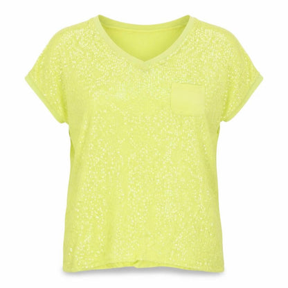 Womens UK Size 8 NEXT Yellow Basic T-Shirt