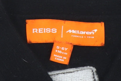 Boys UK Size 5-6 Years Reiss Black Cardigan Jumper