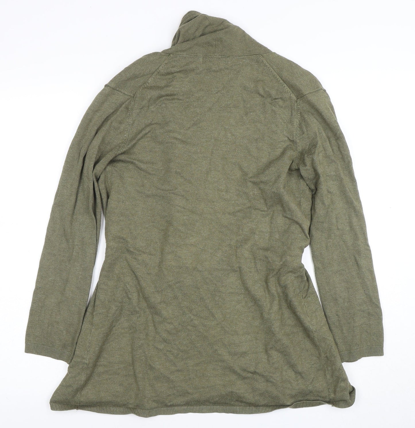 Womens UK Size S Zara Green Cardigan Jumper