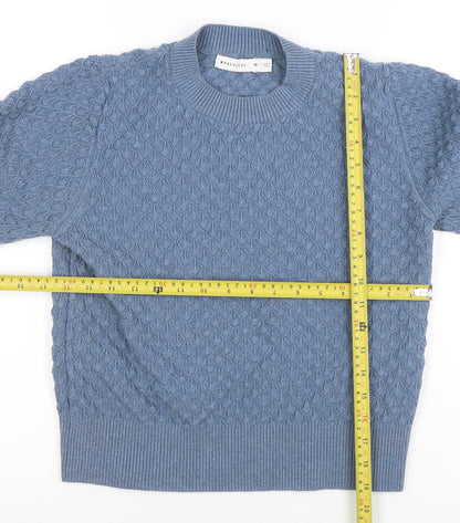 Womens UK Size M Warehouse Blue Pullover Jumper