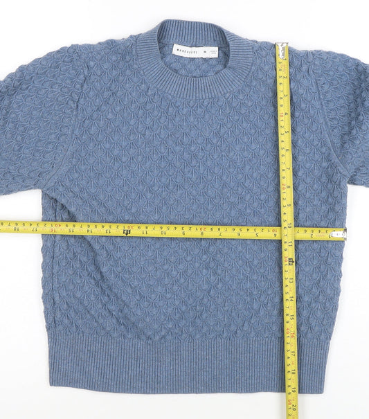 Womens UK Size M Warehouse Blue Pullover Jumper