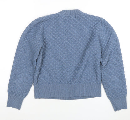 Womens UK Size M Warehouse Blue Pullover Jumper