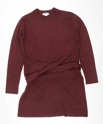 Womens UK Size 12 R Edition Brown Cardigan Jumper