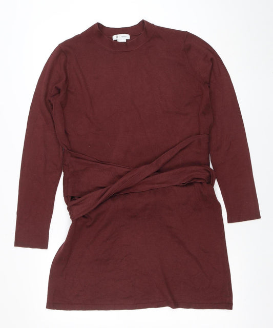 Womens UK Size 12 R Edition Brown Cardigan Jumper