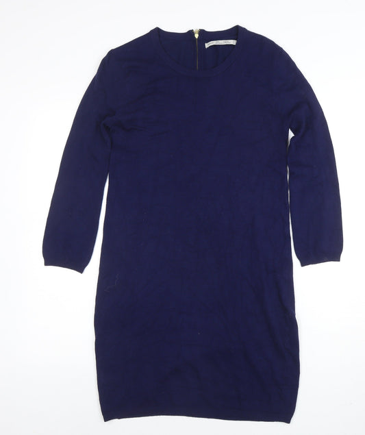 Womens UK Size M Zara Knit Sweater Dress