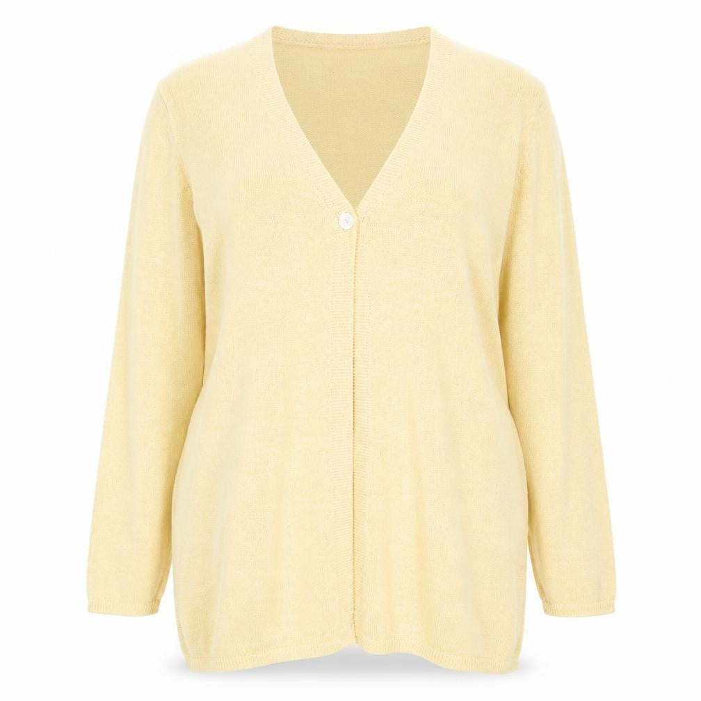 Womens UK Size 16 Marks and Spencer Beige Cardigan Jumper