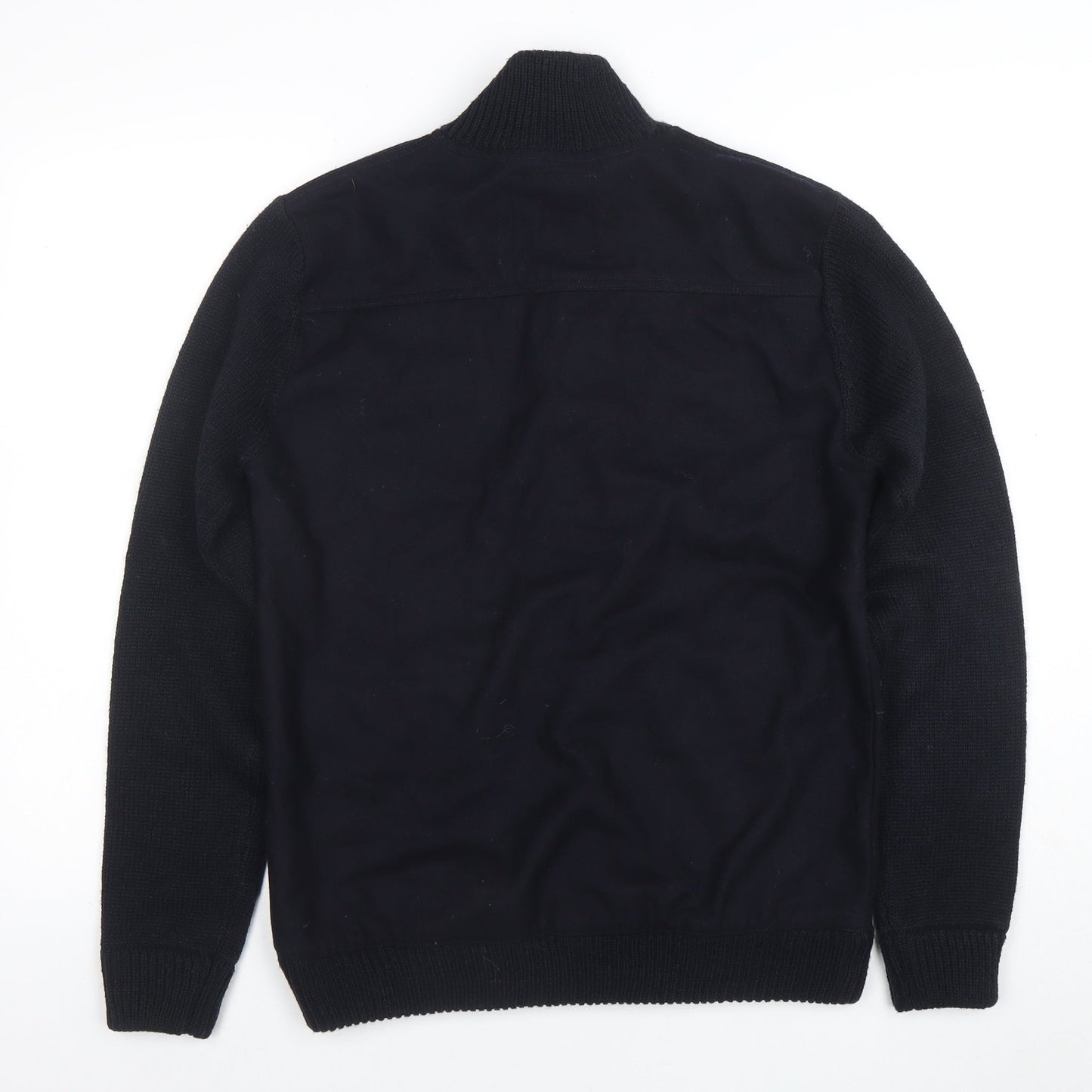 Mens UK Size S Old Boys Network Black Bomber Jacket