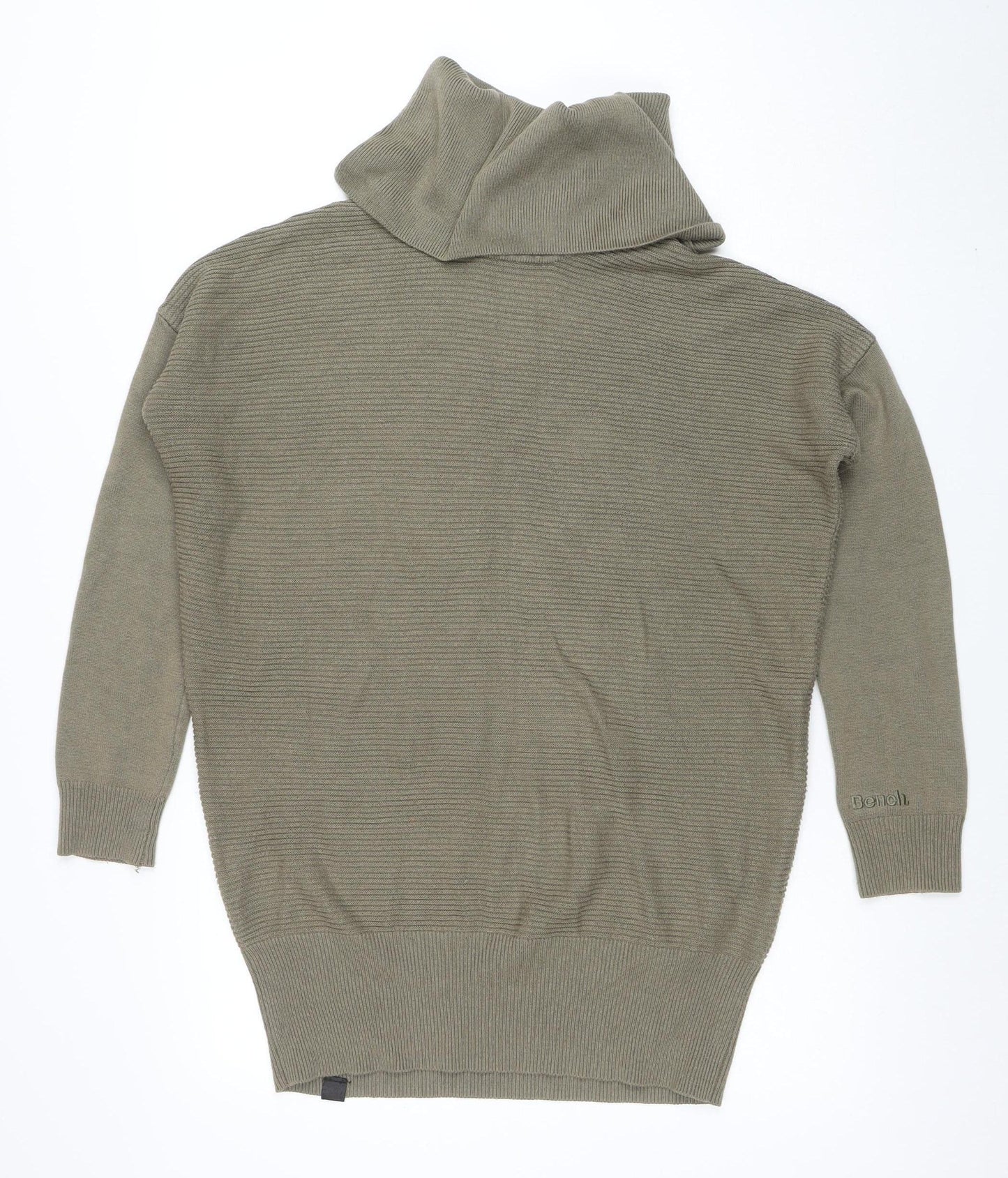 Womens UK Size M Bench Green Pullover Jumper