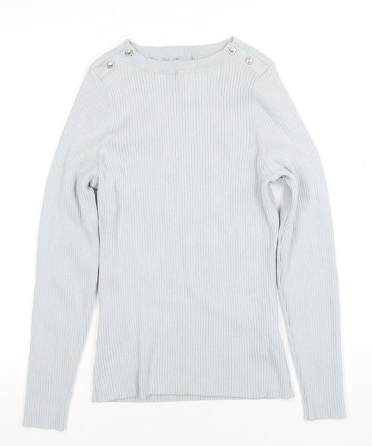 Womens UK Size M H&M Grey Pullover Jumper