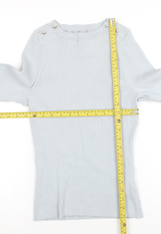 Womens UK Size M H&M Grey Pullover Jumper
