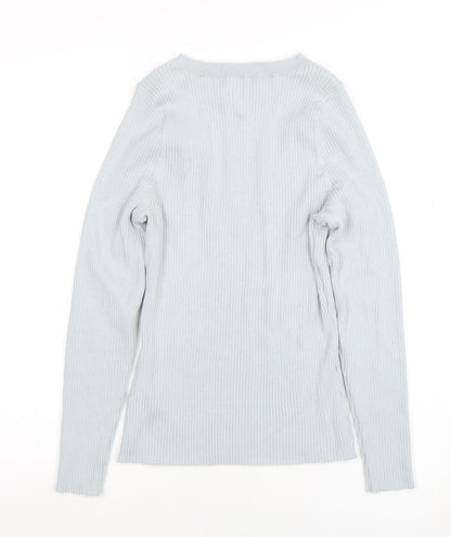 Womens UK Size M H&M Grey Pullover Jumper