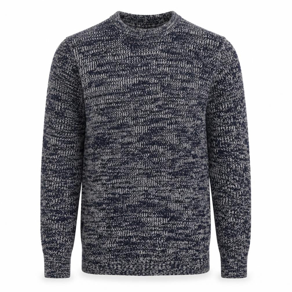 Reiss Men's Blue Chunky Knit Crew Neck Jumper Size S