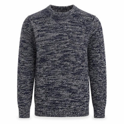 Reiss Men's Blue Chunky Knit Crew Neck Jumper Size S