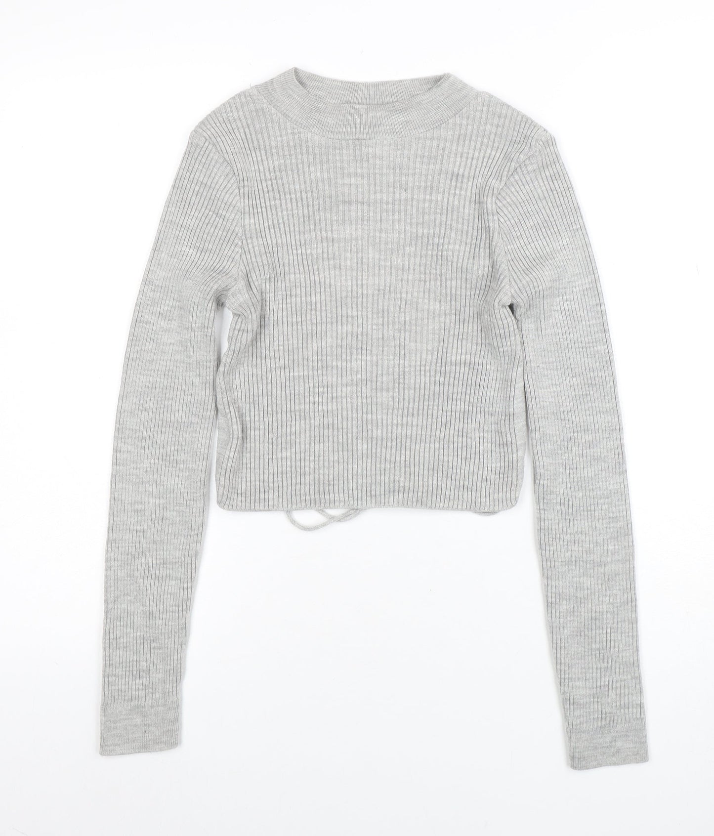 Womens UK Size 8 COLLUSION Grey Pullover Jumper
