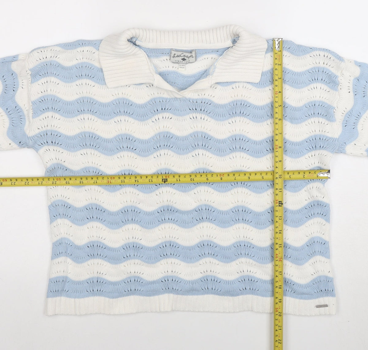 Womens UK Size L Lee Cooper Blue Pullover Jumper