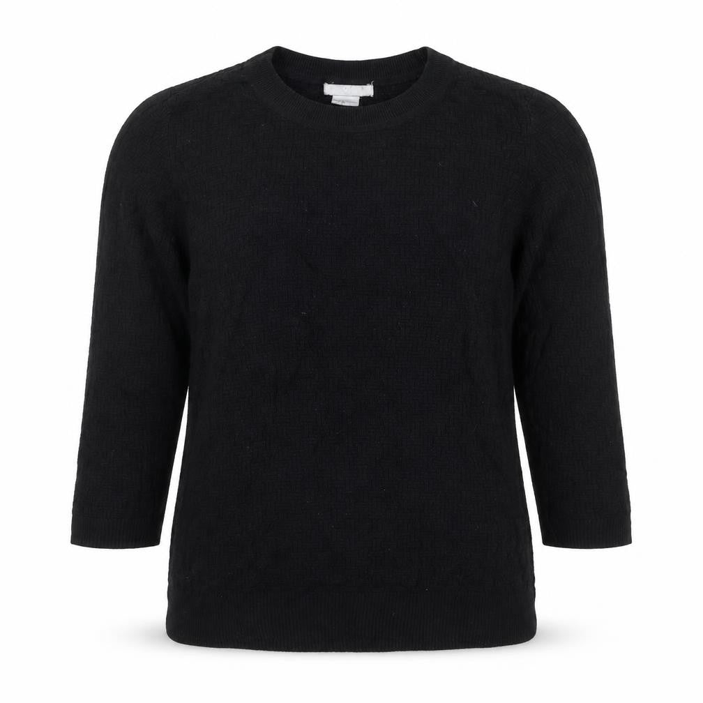 Womens UK Size XS H&M Black Basic T-Shirt