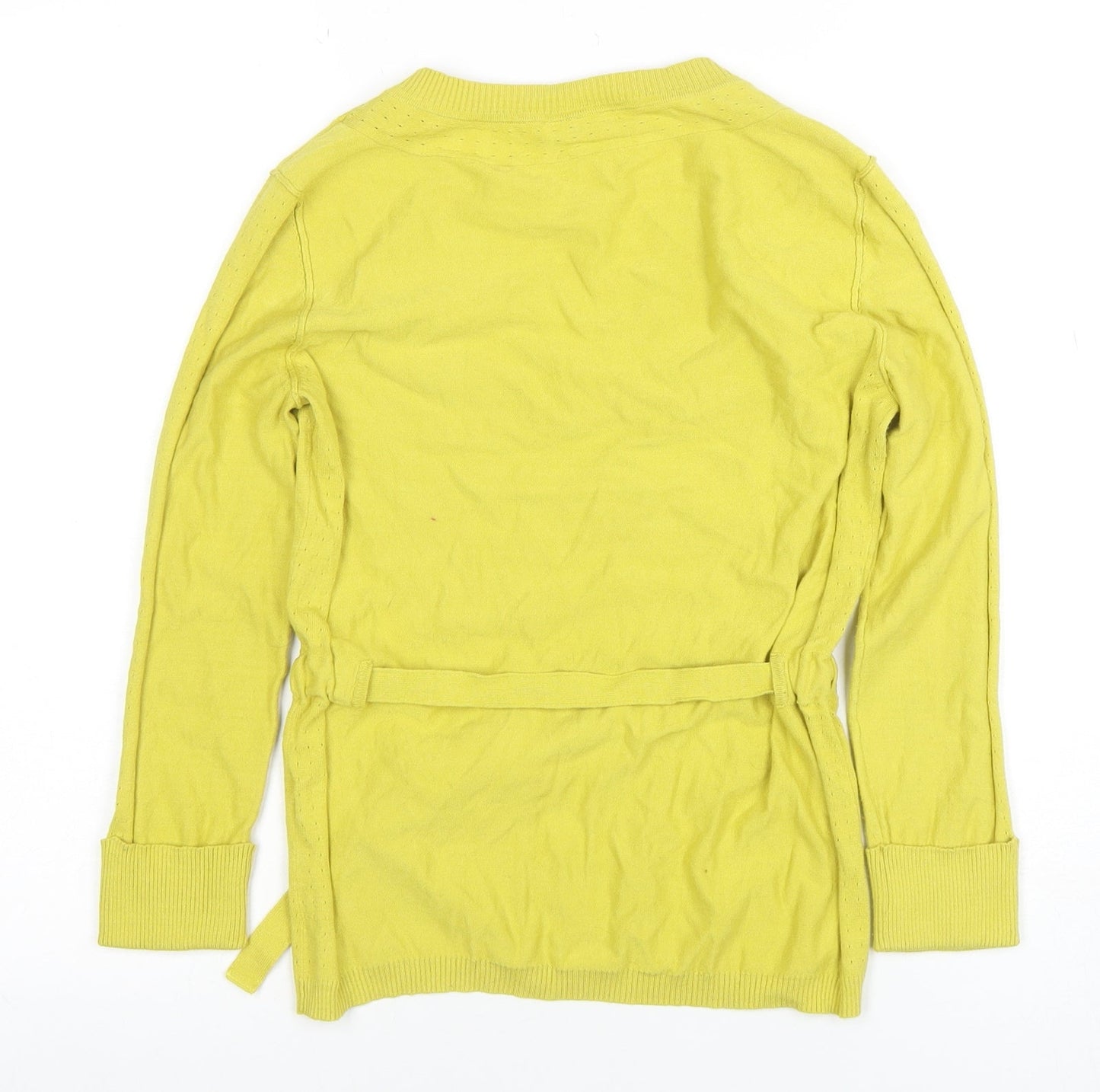 Womens UK Size M Karen Millen Yellow Tunic Blouse