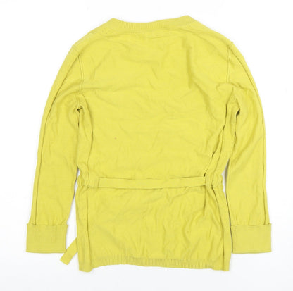 Womens UK Size M Karen Millen Yellow Tunic Blouse
