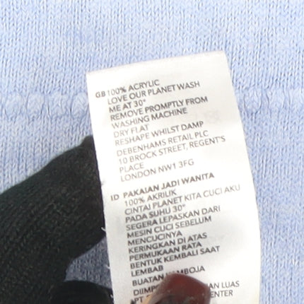 Womens UK Size 10 Maine New England Blue Pullover Jumper