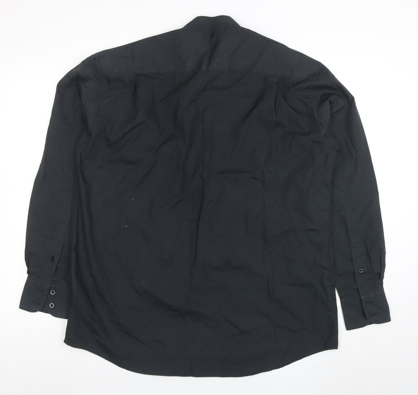 Mens UK Collar Size 40 Frascati Smart Black  Dress Shirt