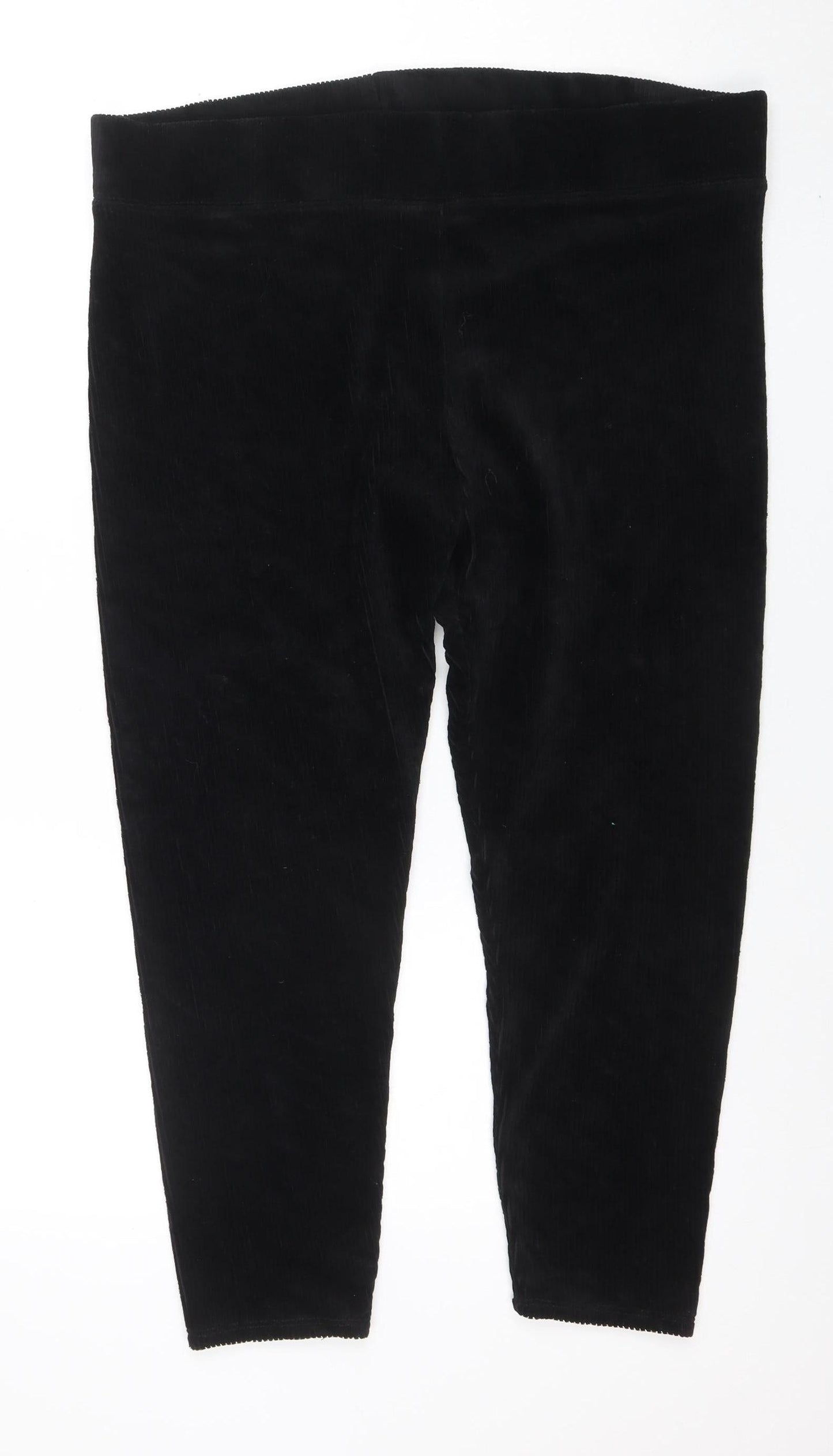 Womens UK Size 18 Marks and Spencer Regular Fit Casual Workwear Black Trousers