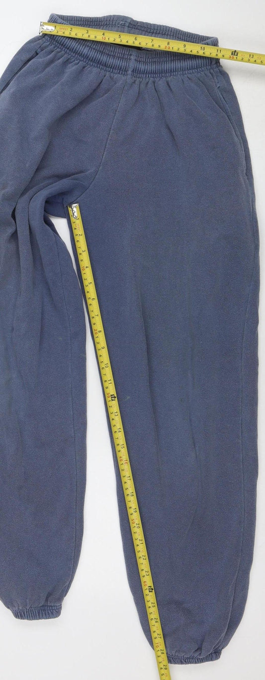 Womens UK Size 10 PRETTYLITTLETHING Relaxed Fit Jogger Blue Trousers
