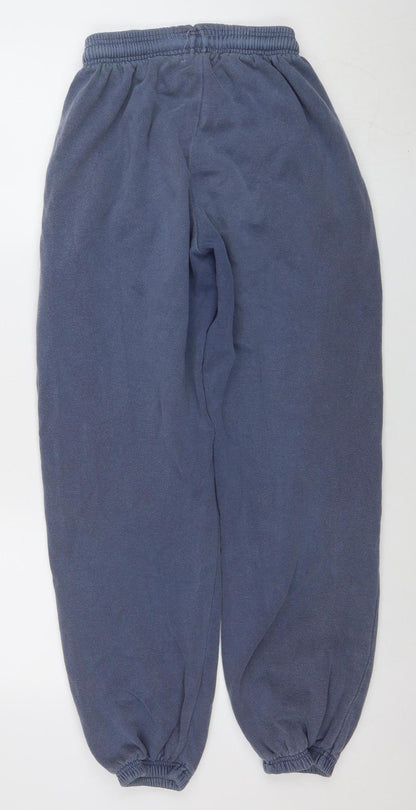Womens UK Size 10 PRETTYLITTLETHING Relaxed Fit Jogger Blue Trousers