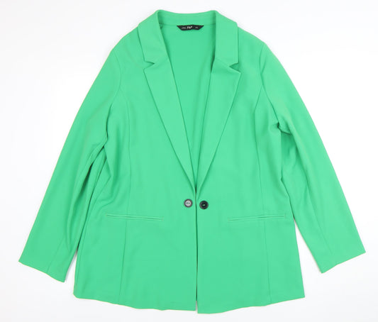 Womens UK Size 16 F&F Regular Green Blazer