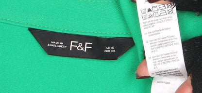 Womens UK Size 16 F&F Regular Green Blazer