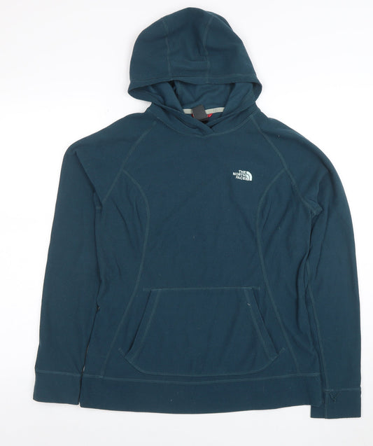 Womens UK Size L The North Face Green Pullover Hoodie
