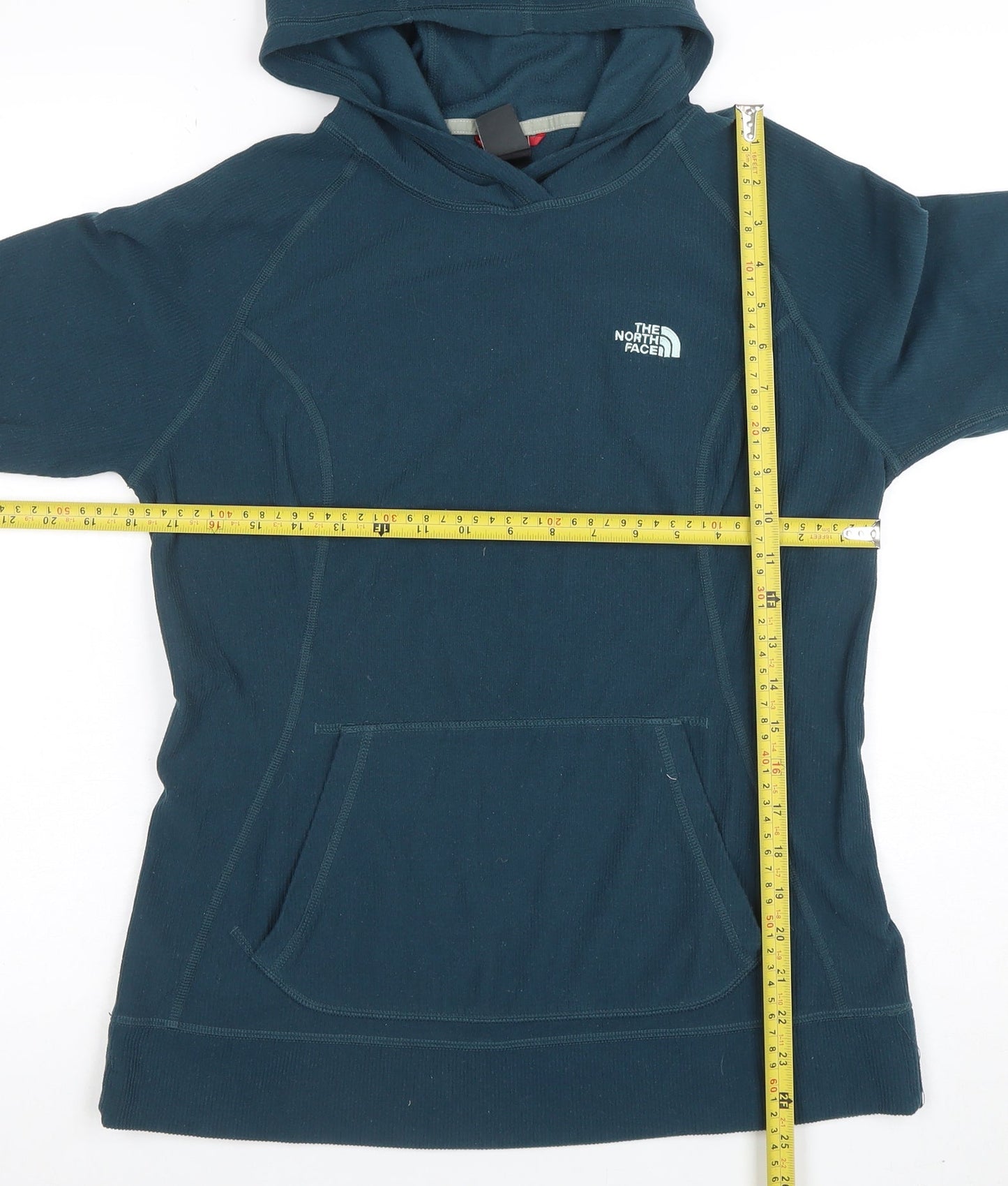 Womens UK Size L The North Face Green Pullover Hoodie