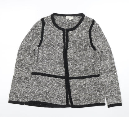 Womens UK Size S Monsoon Grey Cardigan Jumper