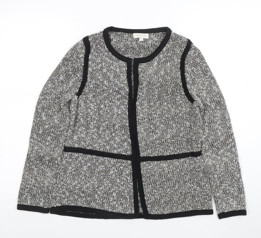 Womens UK Size S Monsoon Grey Cardigan Jumper
